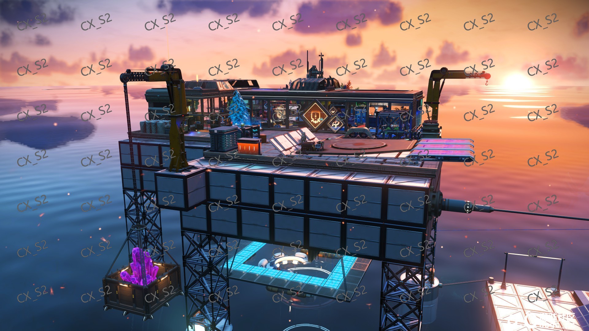 海洋生活平台基地-1