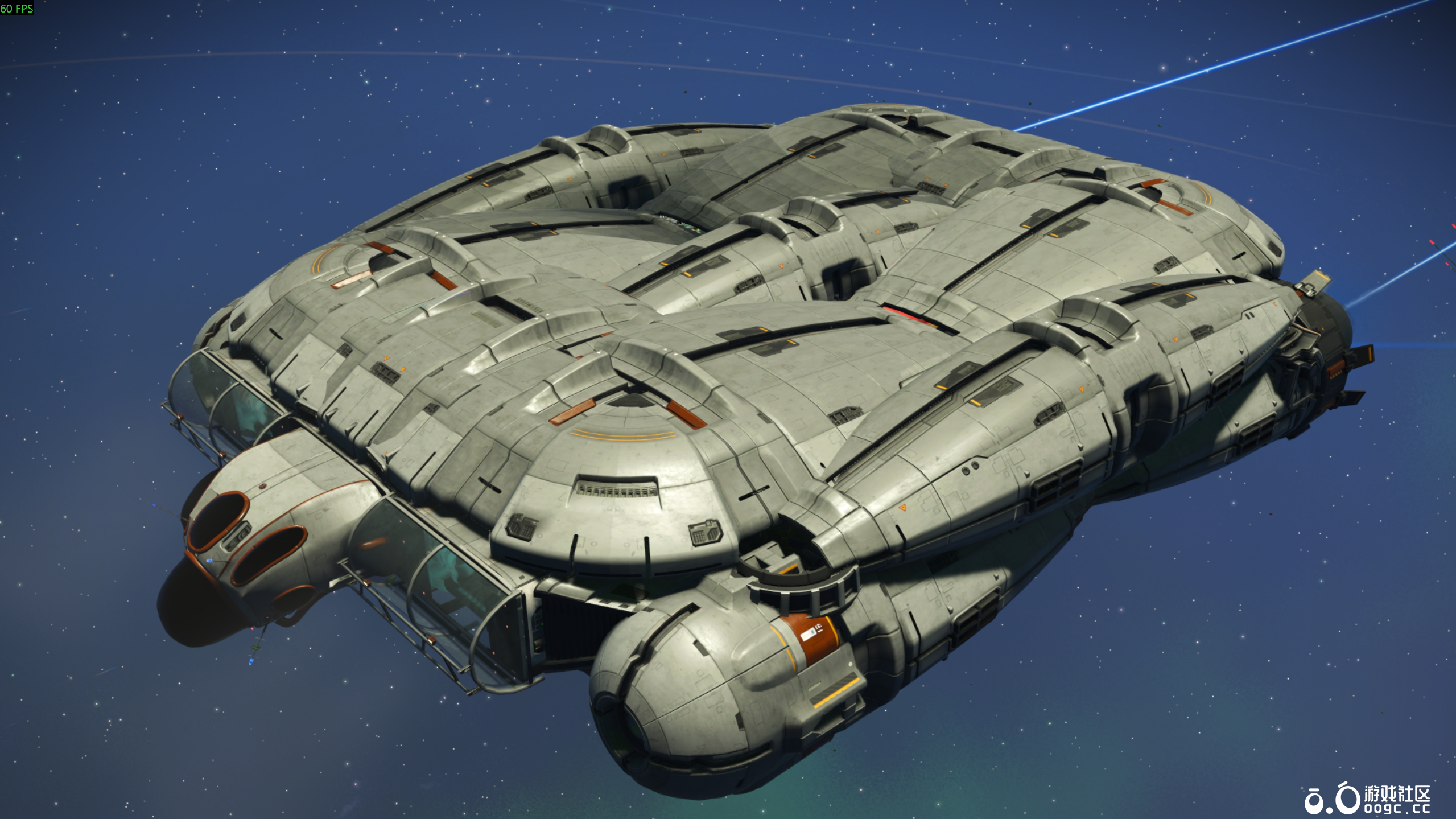 无人深空-超大空间无隔断船舱护卫舰-1