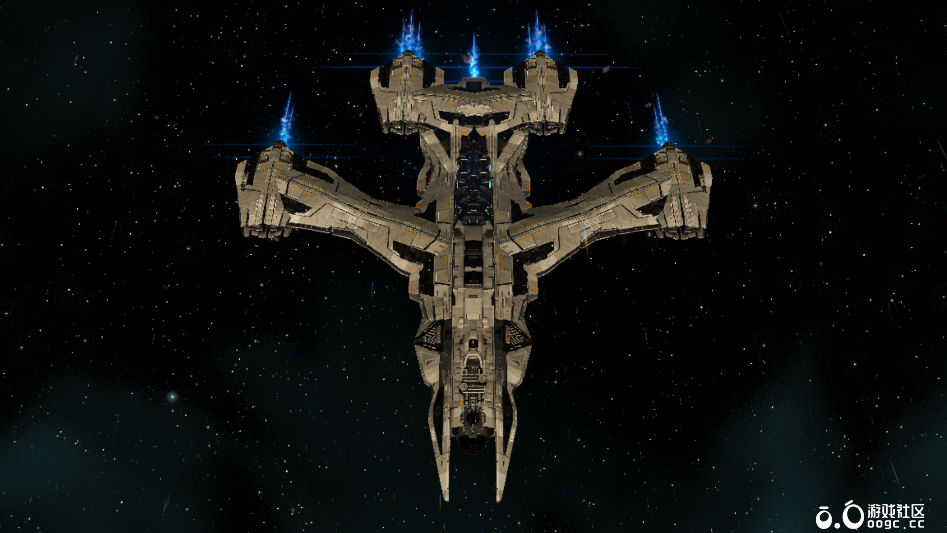 Large Angled Wing Fighter-1