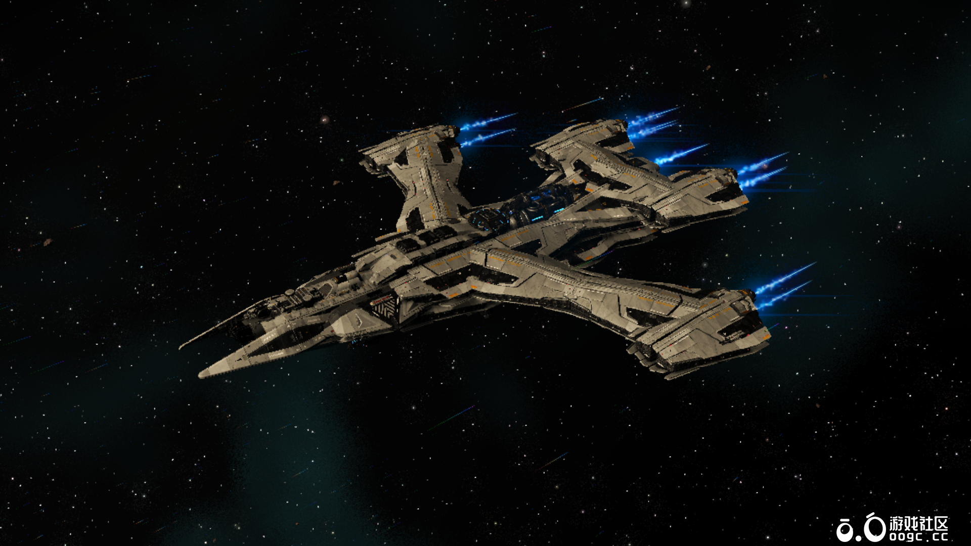 Large Angled Wing Fighter-3