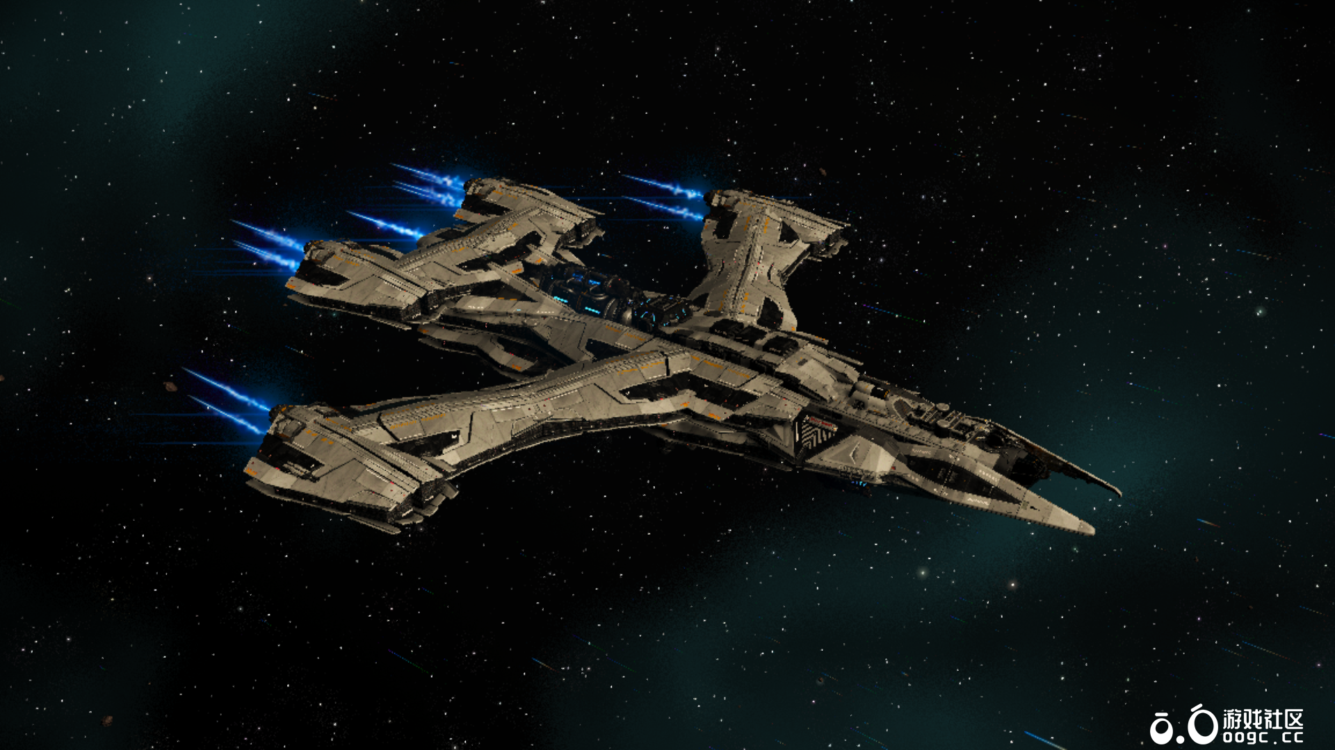 Large Angled Wing Fighter-4