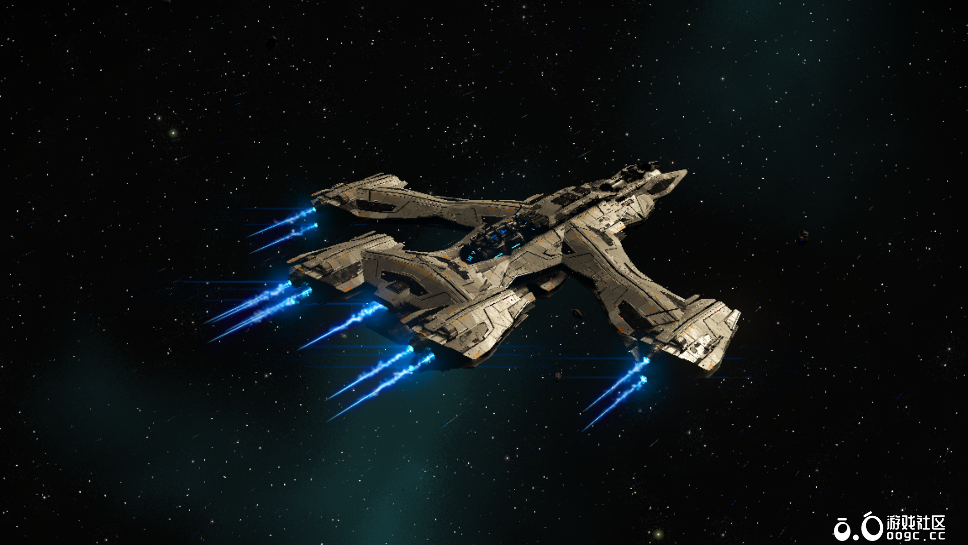 Large Angled Wing Fighter-8