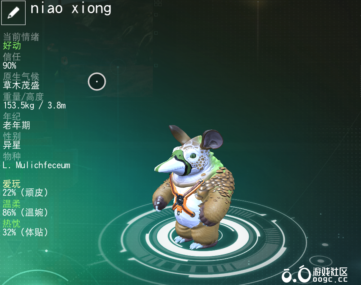 宠物-直立行走-鸟头熊身-1