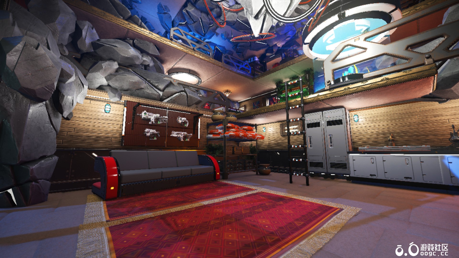 末日逃生会飞的山体！可飞行山体里的堡垒，满配生活设施的空中安全屋，绝境里的生存底气，这才是末日该有的生存牌面-7