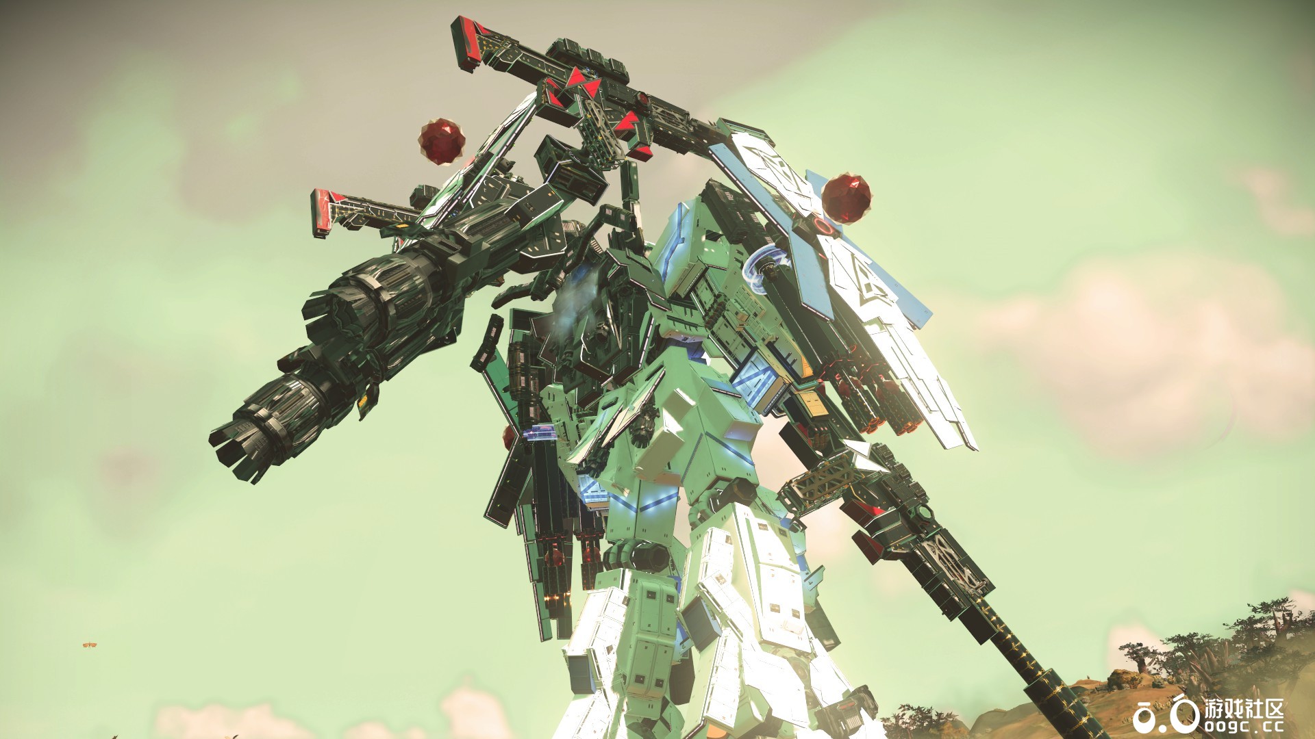 独角兽（蓝色全武装甲形态）这个形态是最终形态！完结，下一个飞翼零式再见！-3