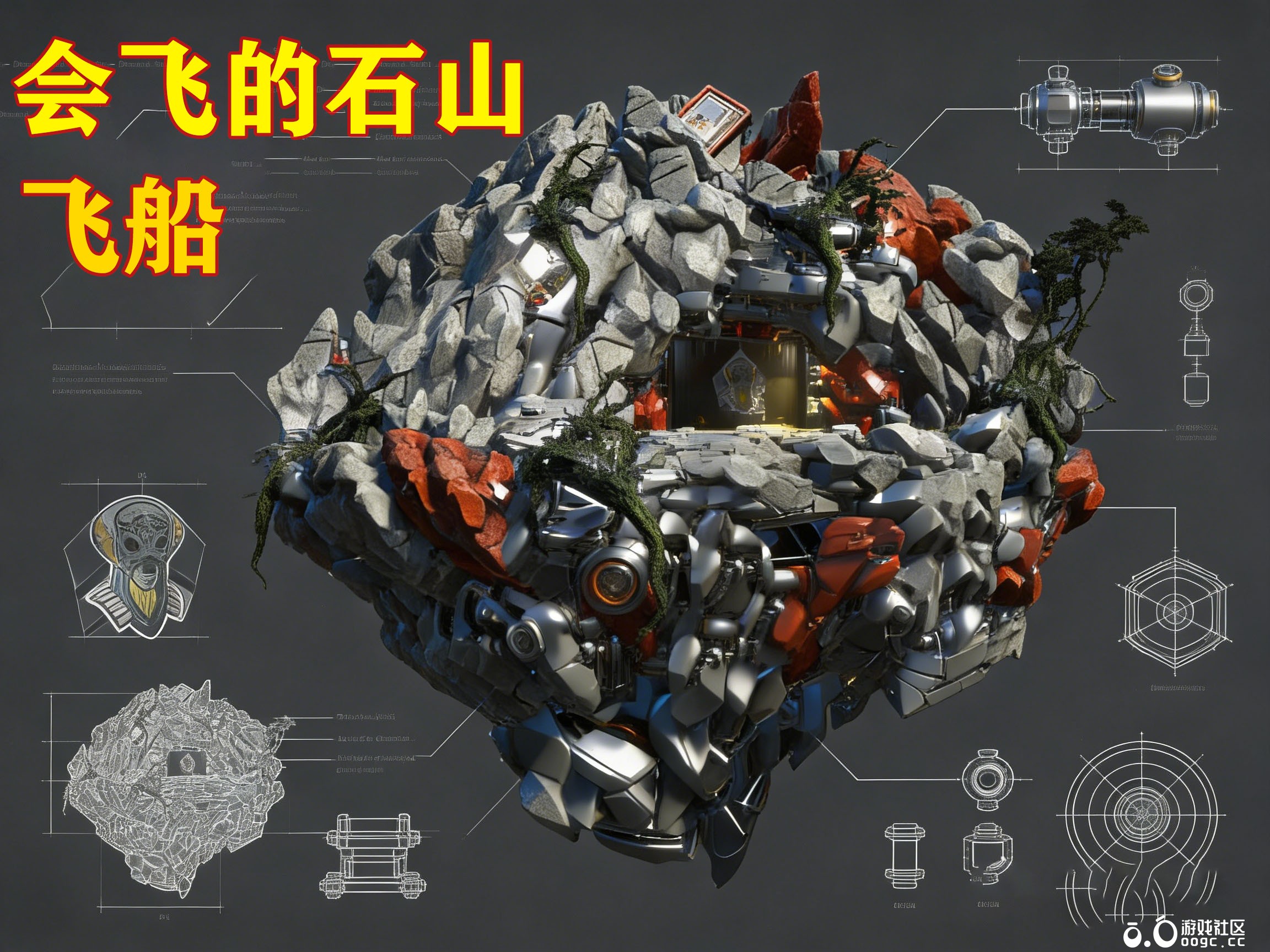 会飞的末日隐藏安全屋，空中石山避难所！-1