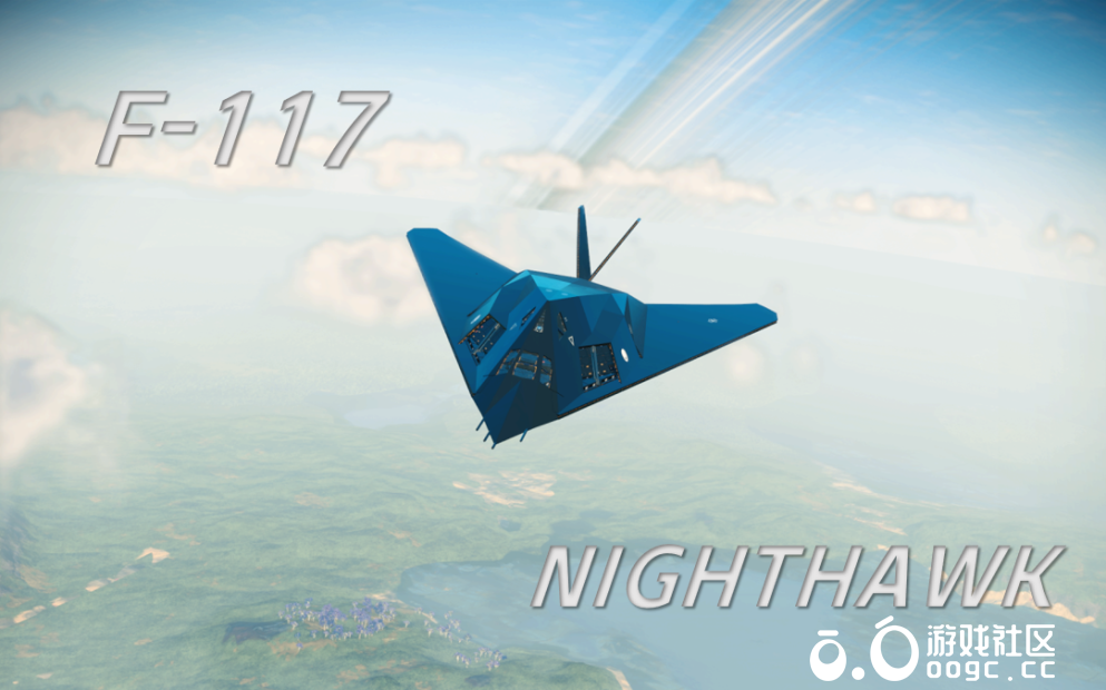 F-117夜鹰攻击机(含第一人称功能)（F-117 NIGHTHAWK）-1