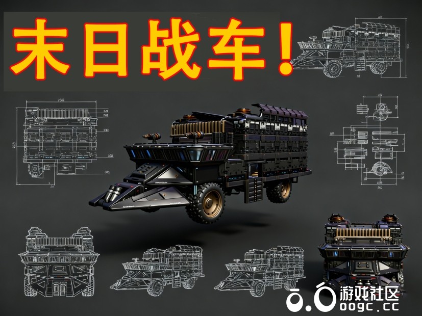 末日会飞的战车！也是房车，移动的末日大房车，想飞哪就飞哪-1