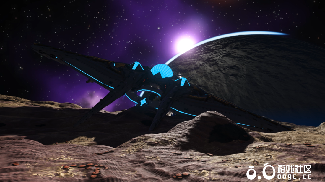 双子飞船（无需mod也能发光）【原神-旅行者的飞船】-2