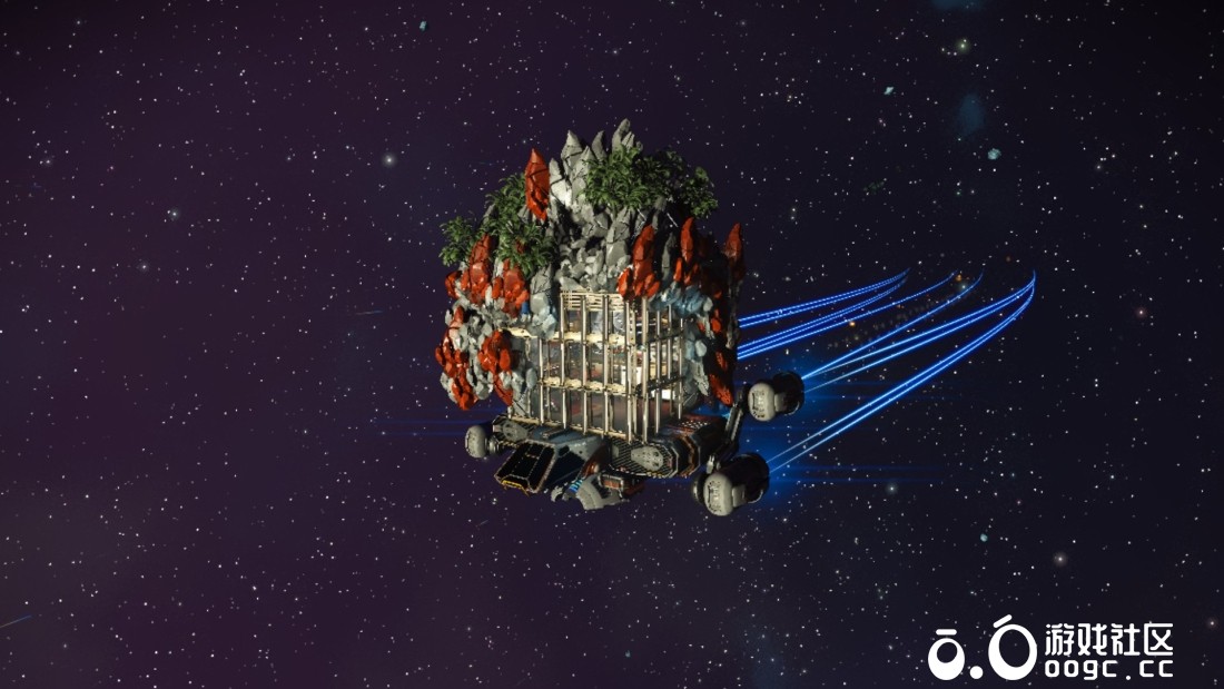 末日逃生会飞的山体！可飞行山体里的堡垒，满配生活设施的空中安全屋，绝境里的生存底气，这才是末日该有的生存牌面-6