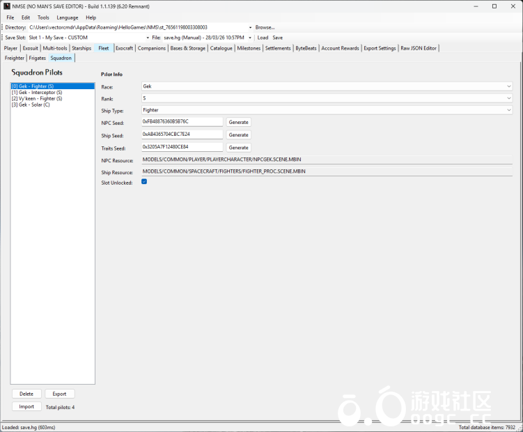 NMSE存档编辑器（持续更新&开源&原生简中&支持全平台存档）-1