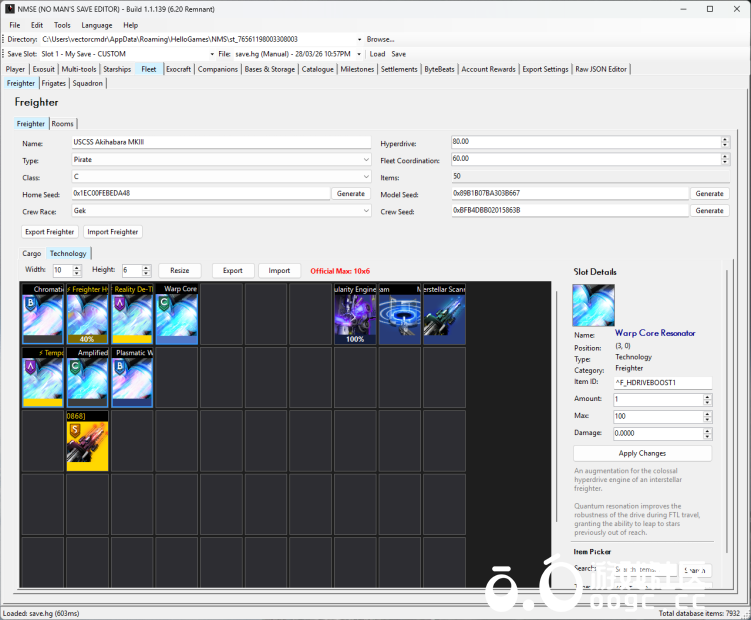 NMSE存档编辑器（持续更新&开源&原生简中&支持全平台存档）-4