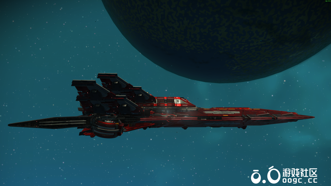 战机型飞船尾翼加长-2